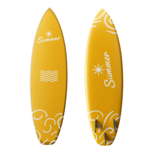 Summer surfboard 6ft yellow