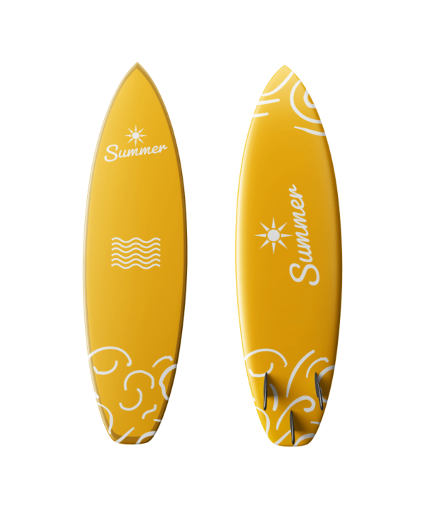 Summer surfboard 6ft yellow